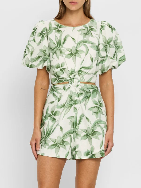 Alessandra Playsuit Wide-leg romper jumpsuit, Comfortable, Chic, Trendy