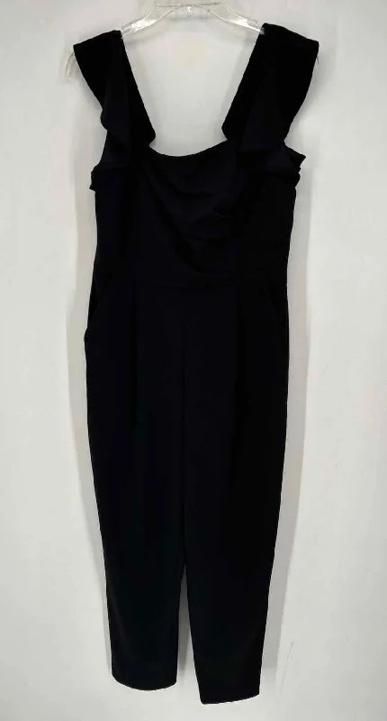 Calvin Klein Size 10 Black Jumpsuit Jumpsuit with lace details, Feminine, Elegant, Stylish Calvin Klein Size 10 Black Jumpsuit Jumpsuit with lace details, Feminine, Elegant, Stylish