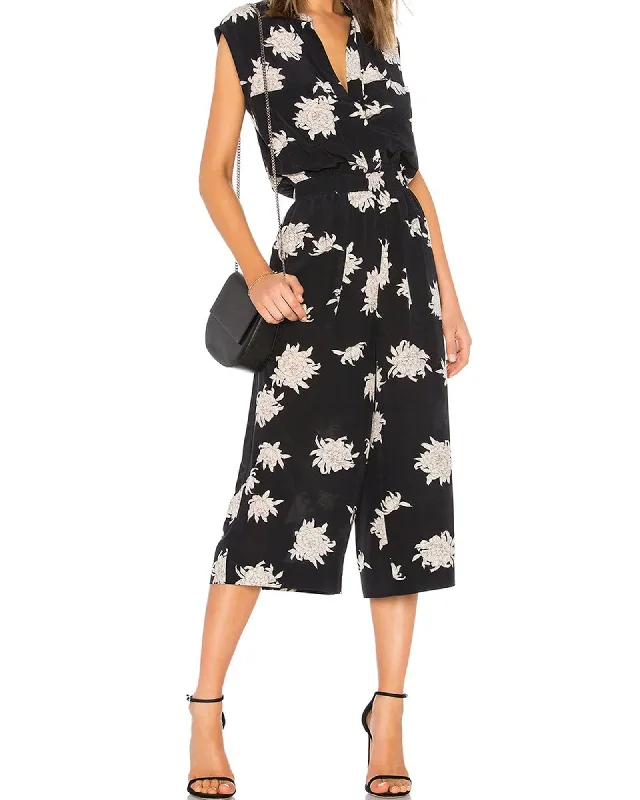 Chrysanthemum Jumpsuit Satin halter jumpsuit, Glamorous, Fashionable, Nightwear