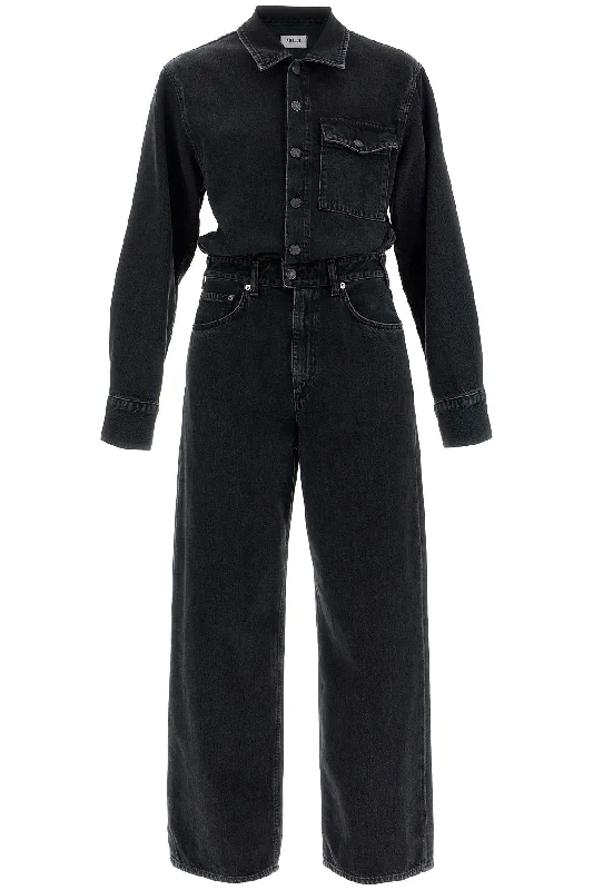 Denim Tane Jumpsuit Black velvet jumpsuit, Luxurious, Glamorous, Stylish