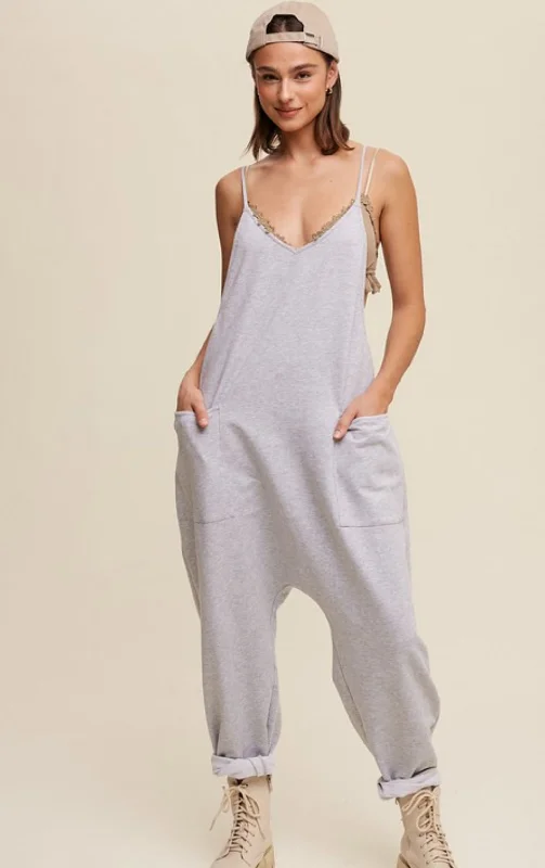 Grey to be jumpsuit Denim jumpsuit, Casual, Street style, Comfortable