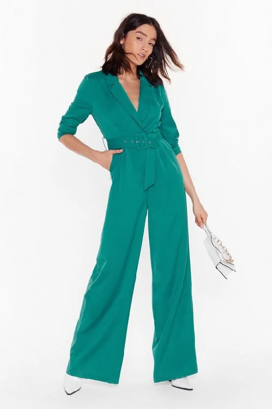 GREEN JUMPSUIT White jumpsuit, Classic style, Elegant, Summer wear