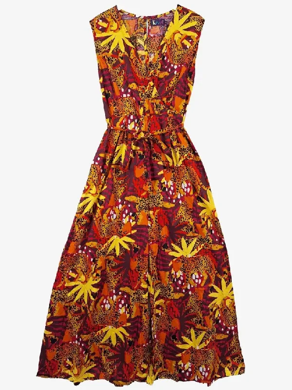 Keshet Jungle Orange V Neck Jumpsuit Size XL Zipper front jumpsuit, Casual, Trendy, Comfortable Keshet Jungle Orange V Neck Jumpsuit Size XL Zipper front jumpsuit, Casual, Trendy, Comfortable