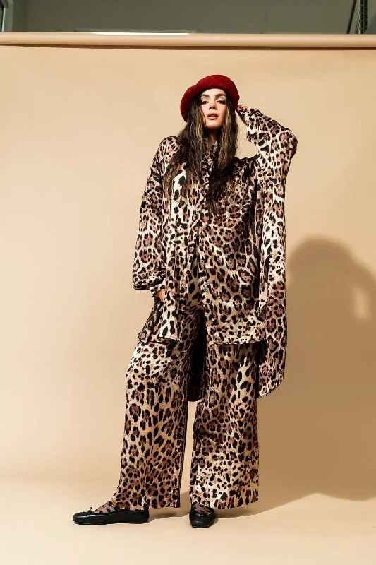 Lala Satin Crepe Playsuit in Here Kitty Kitty Plus size jumpsuit, Curvy fit, Comfort, Stylish