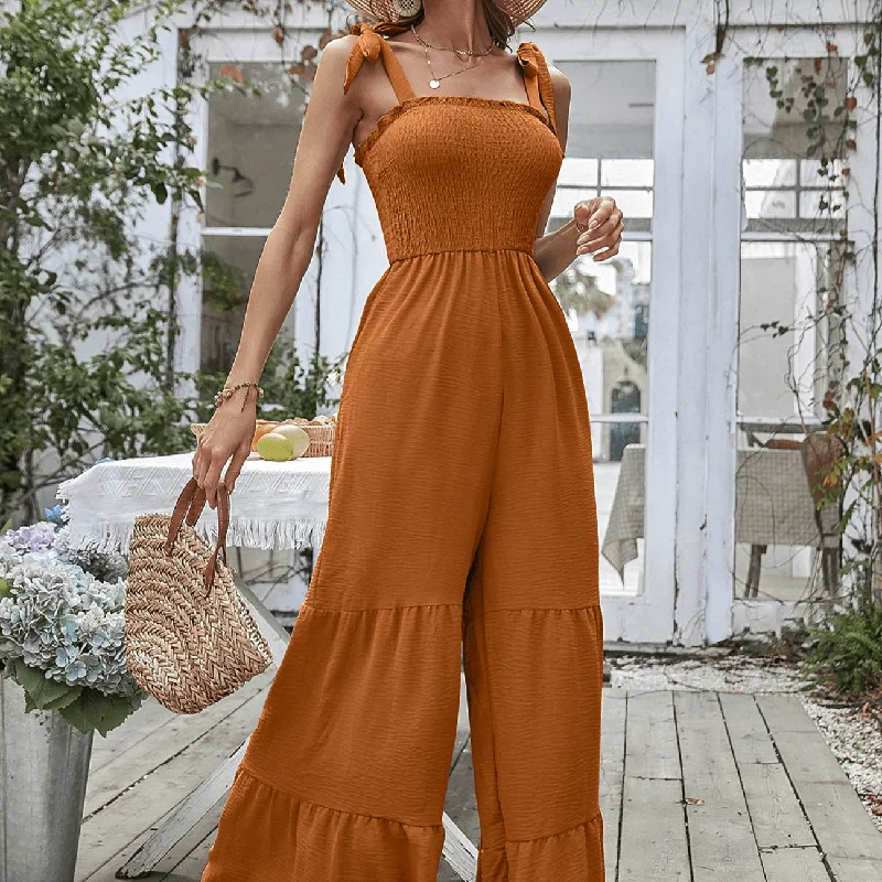 Marcella Wide Legs Jumpsuit Colorful jumpsuit, Bold design, Summer fashion, Relaxed