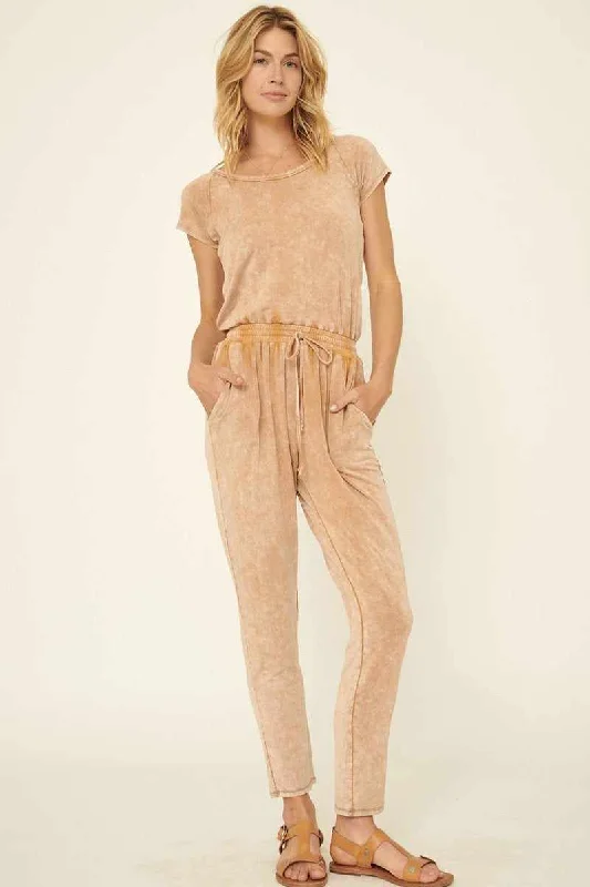 Mineral Washed Finish Knit Jumpsuit Velvet jumpsuit, Luxe fabric, Nightwear, Glamorous Mineral Washed Finish Knit Jumpsuit Velvet jumpsuit, Luxe fabric, Nightwear, Glamorous