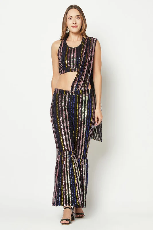 Multi-Color Embellished Jumpsuit Halter neck jumpsuit, Sexy, Summer vibes, Trendy