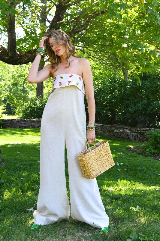 PAISLEY PRETTY OFF WHITE JUMPSUIT Sporty jumpsuit, Athletic, Casual, Trendy