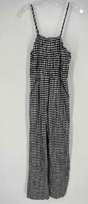 Sincerely Jules Size M Black Gingham Jumpsuit Casual jumpsuit, Comfortable, Street style, Trendy Sincerely Jules Size M Black Gingham Jumpsuit Casual jumpsuit, Comfortable, Street style, Trendy