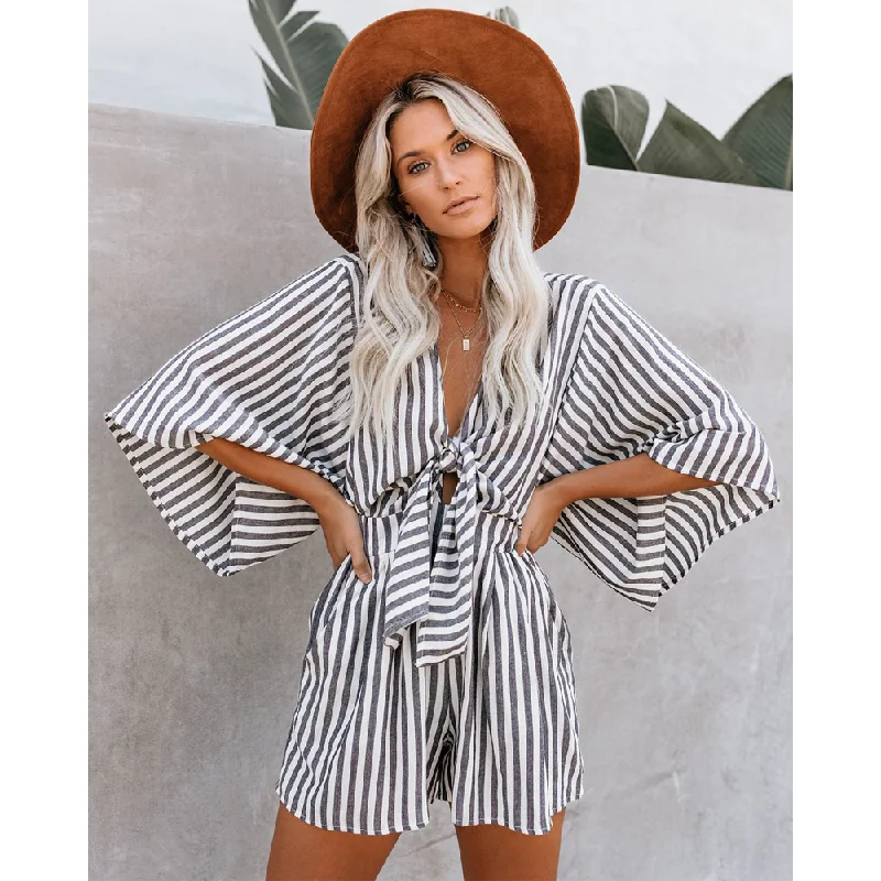 Summer High Waist Short Jumpsuits V-neck jumpsuit, Flattering, Sexy, Night out