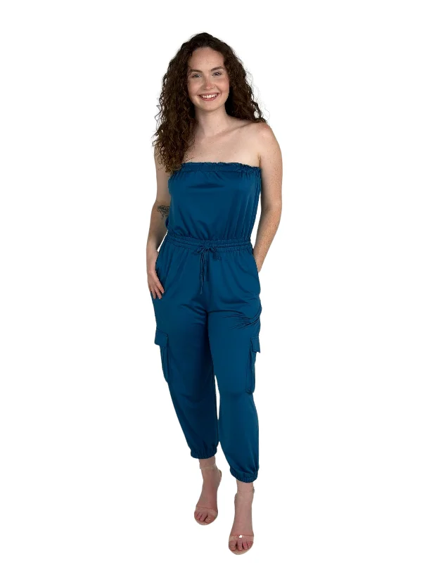 Teal Venetian Jumpsuit Loose fit jumpsuit, Casual, Comfortable, Chic