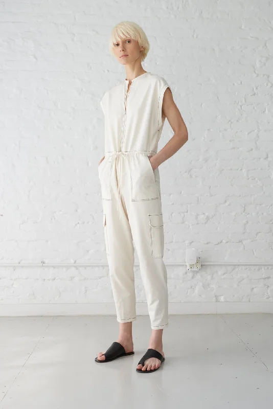 Traci Japanese Denim Jumpsuit Modern jumpsuit, Sleek, Trendy, Professional