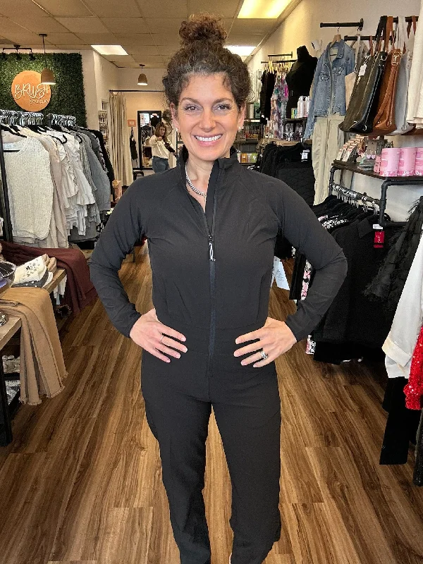 Trish - Long Sleeve Jumpsuit Tied waist jumpsuit, Casual look, Feminine, Comfortable Trish - Long Sleeve Jumpsuit Tied waist jumpsuit, Casual look, Feminine, Comfortable
